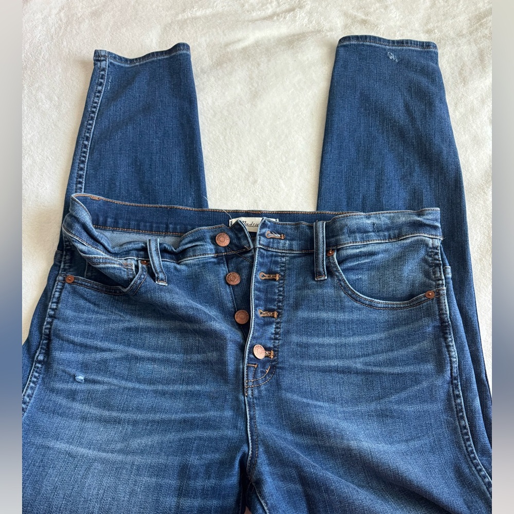 Madewell High Rise Blue Jeans